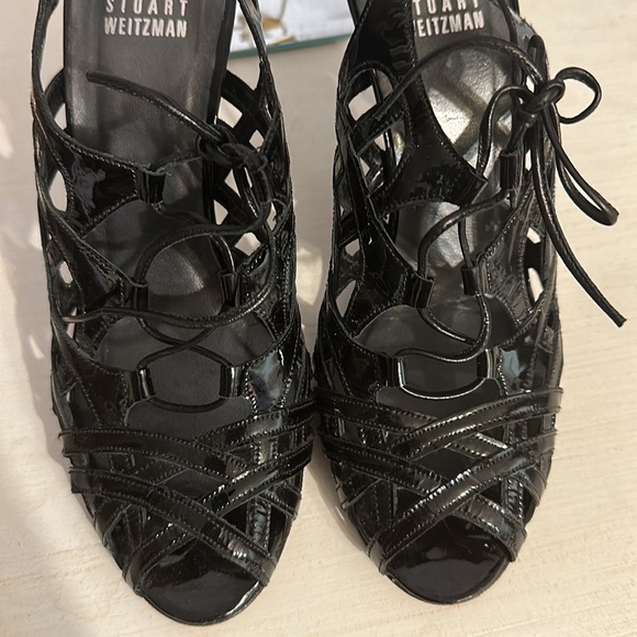 Stuart Weitzman Patent Leather Sandals - Picture 5 of 5